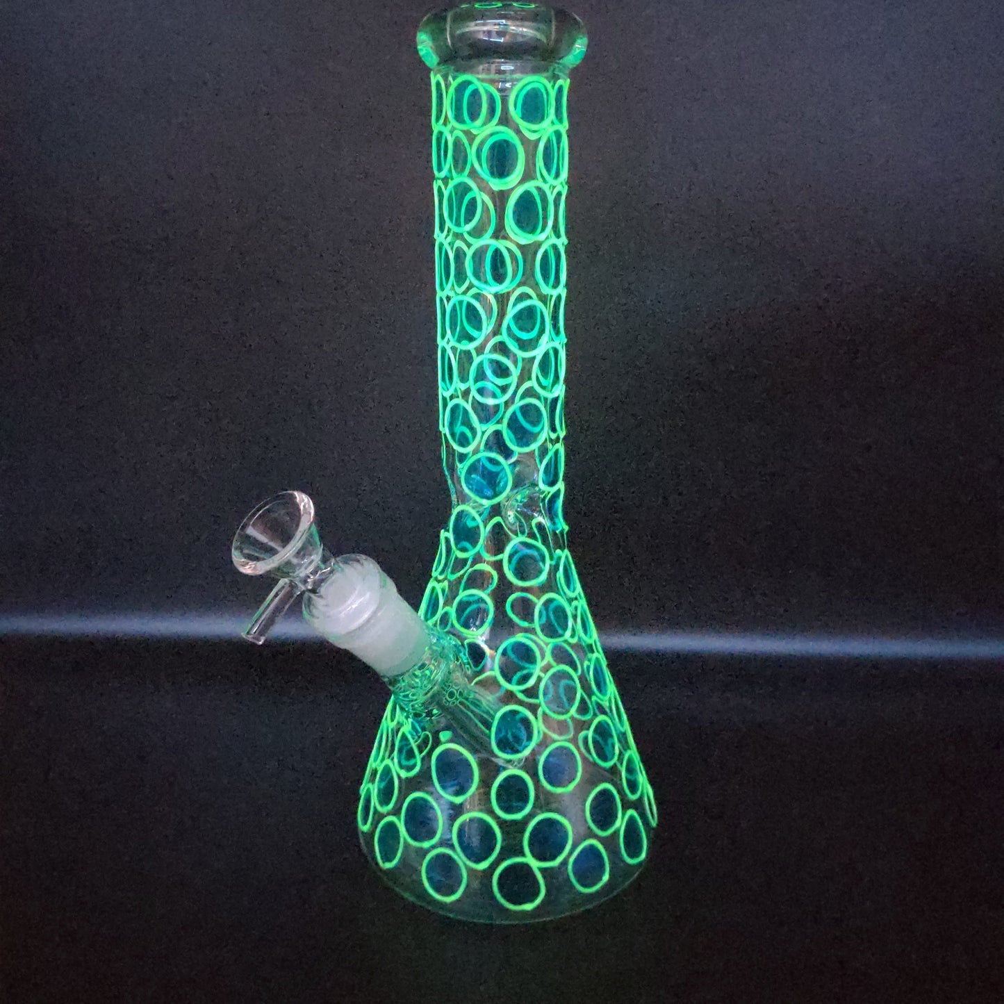 10" Glow in the Dark Bubble Beaker Bong-Avernic Smoke Shop