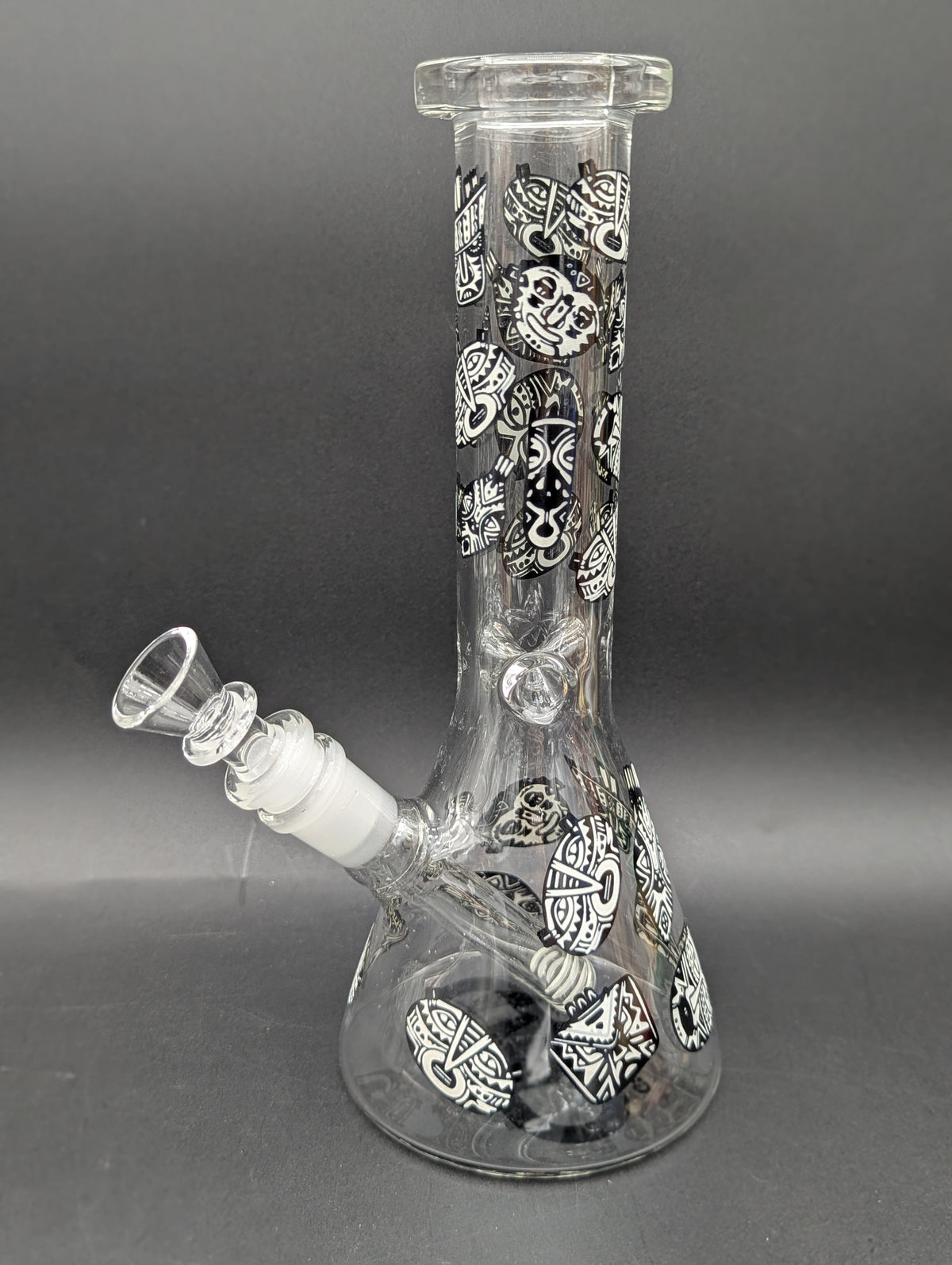 10" Glow in the Dark Designer Beaker Bong-Avernic Smoke Shop