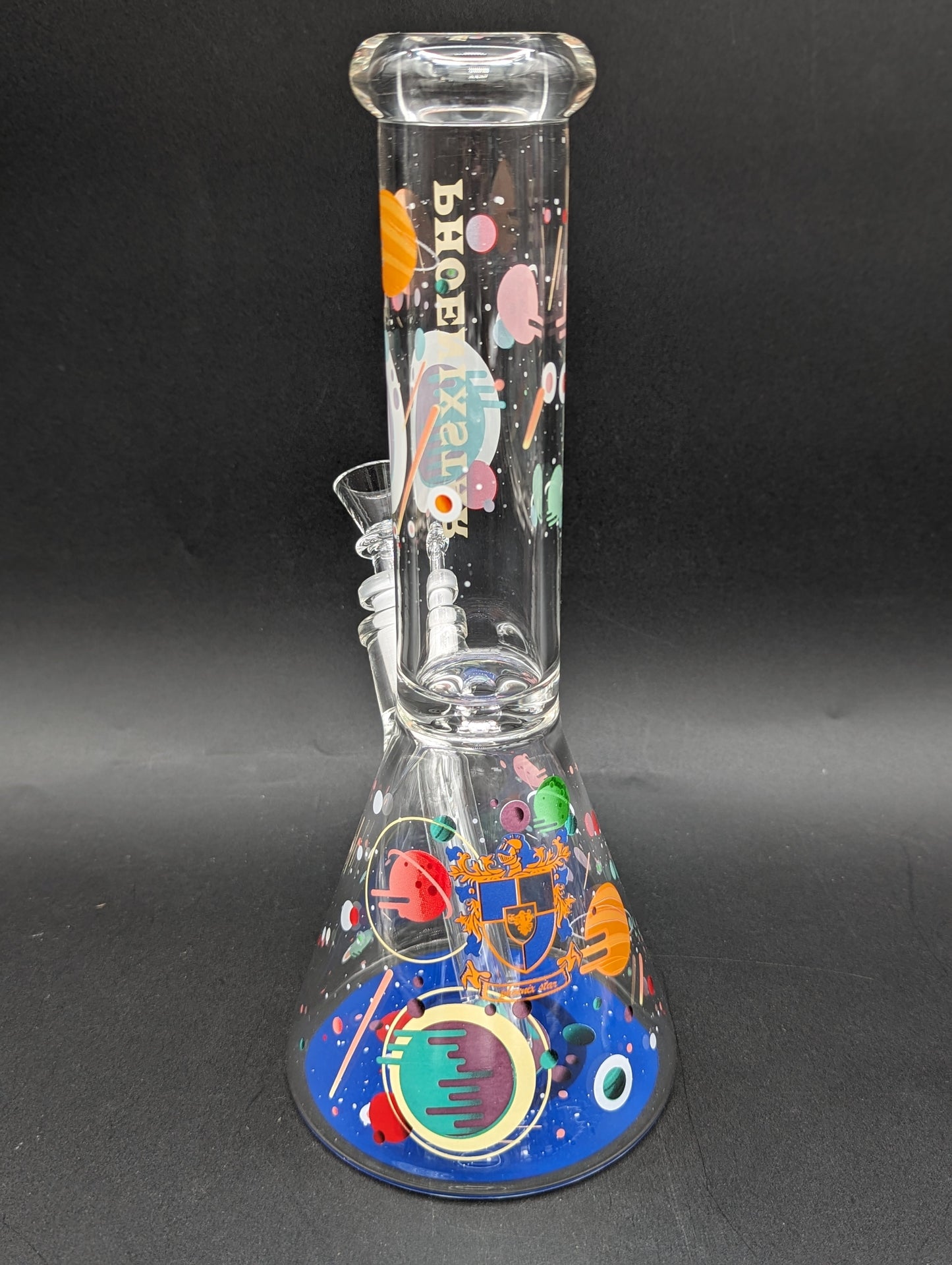 10" Phoenix Glass Color Splash Beaker