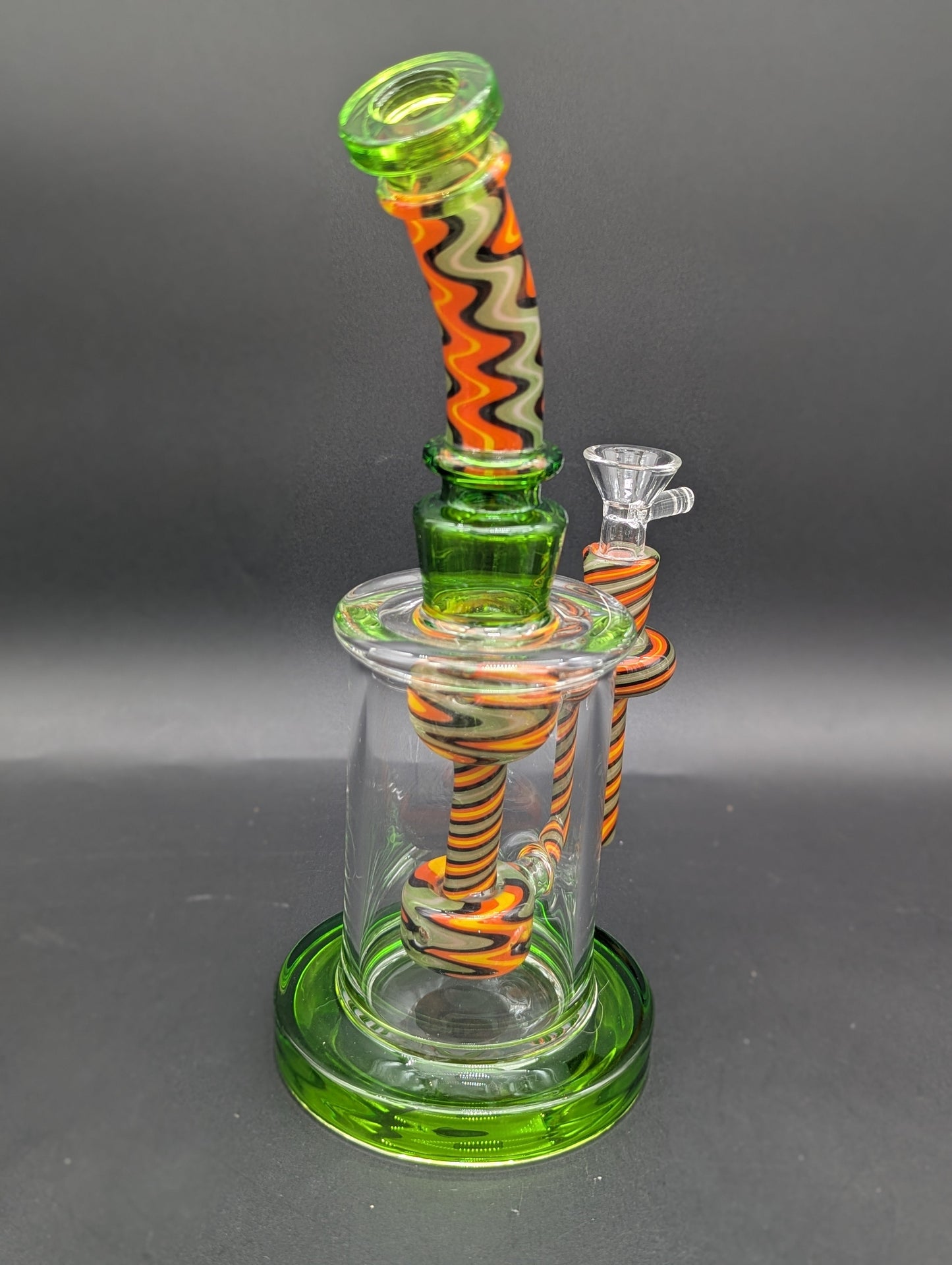 10" Worked Glass Incycler Bong-Avernic Smoke Shop