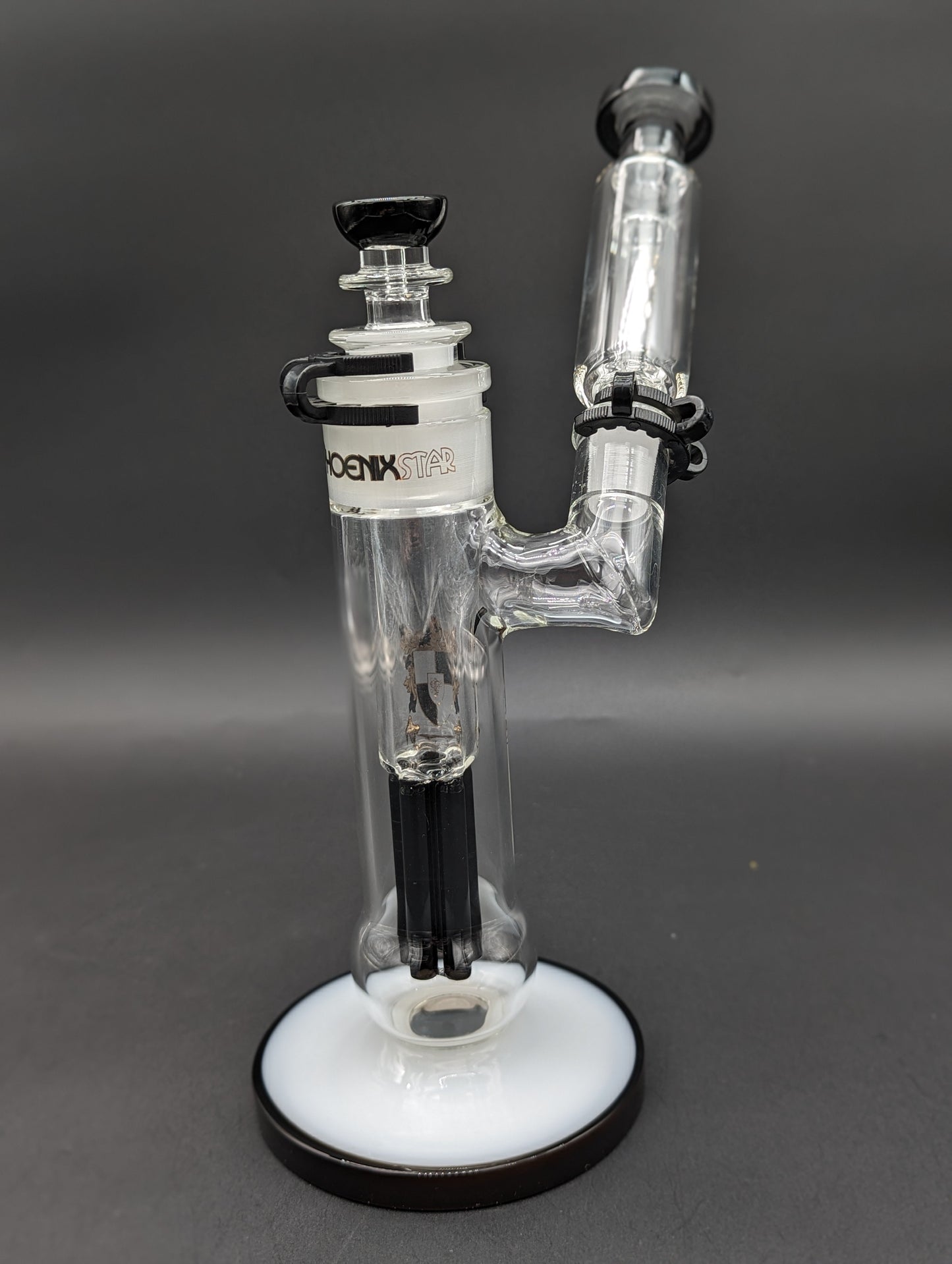12" Phoenix Dual Perc Sidecar Bubbler-Avernic Smoke Shop