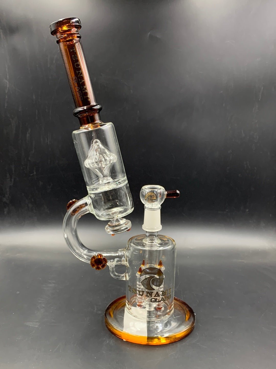 Tsunami Glass Microscope Bong 14"-Avernic Smoke Shop