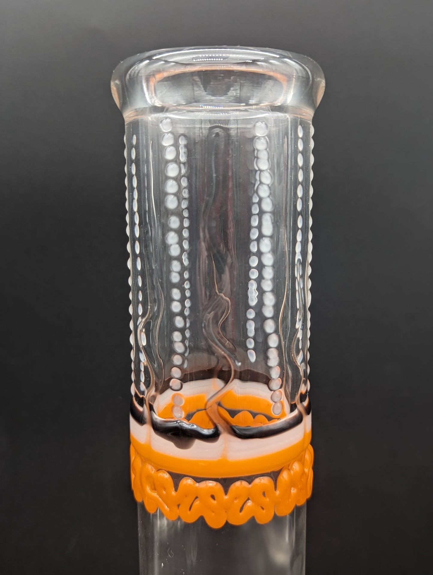 14.5" HVY Glass Color Scribble Tube