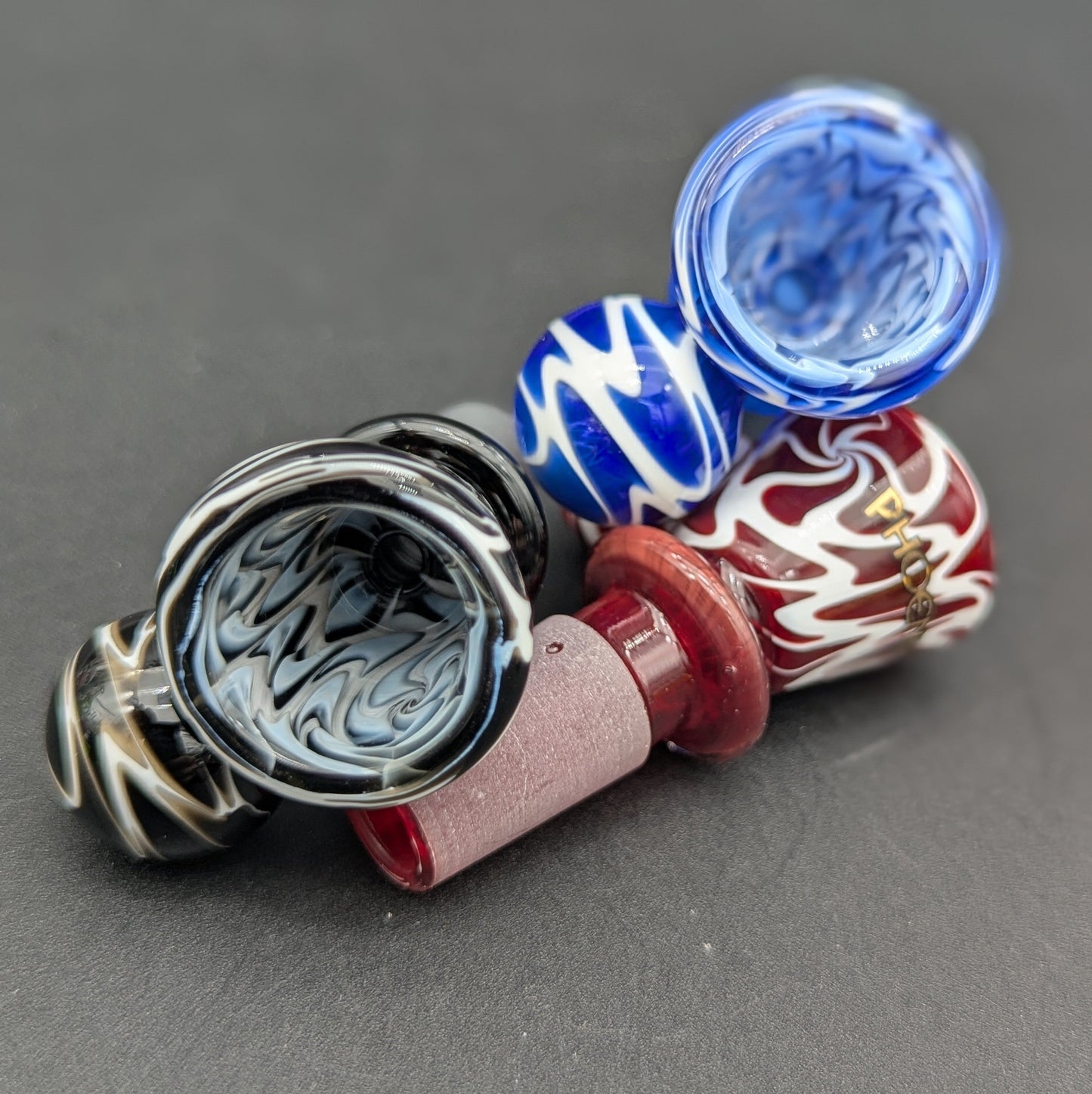 14mm Phoenix Worked Ball Handle Bowls-Avernic Smoke Shop