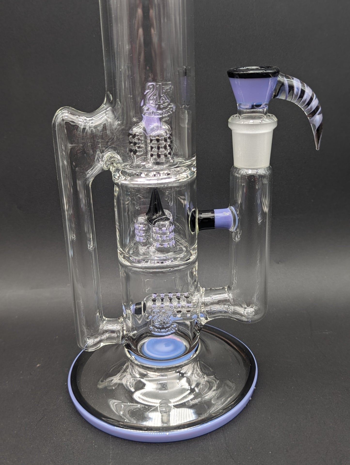 2K Glass 19" Dual Color Treecycler