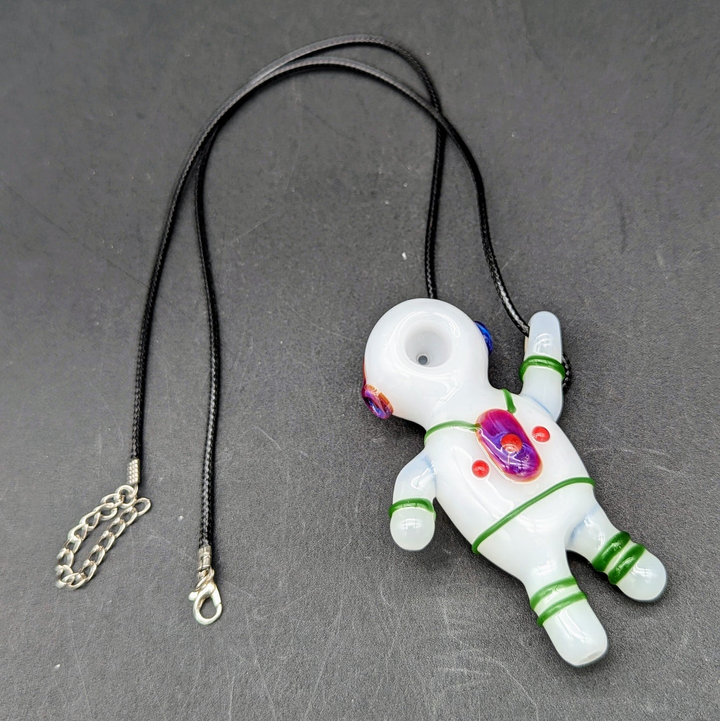 3.2" Spaceman Necklace Hand Pipe