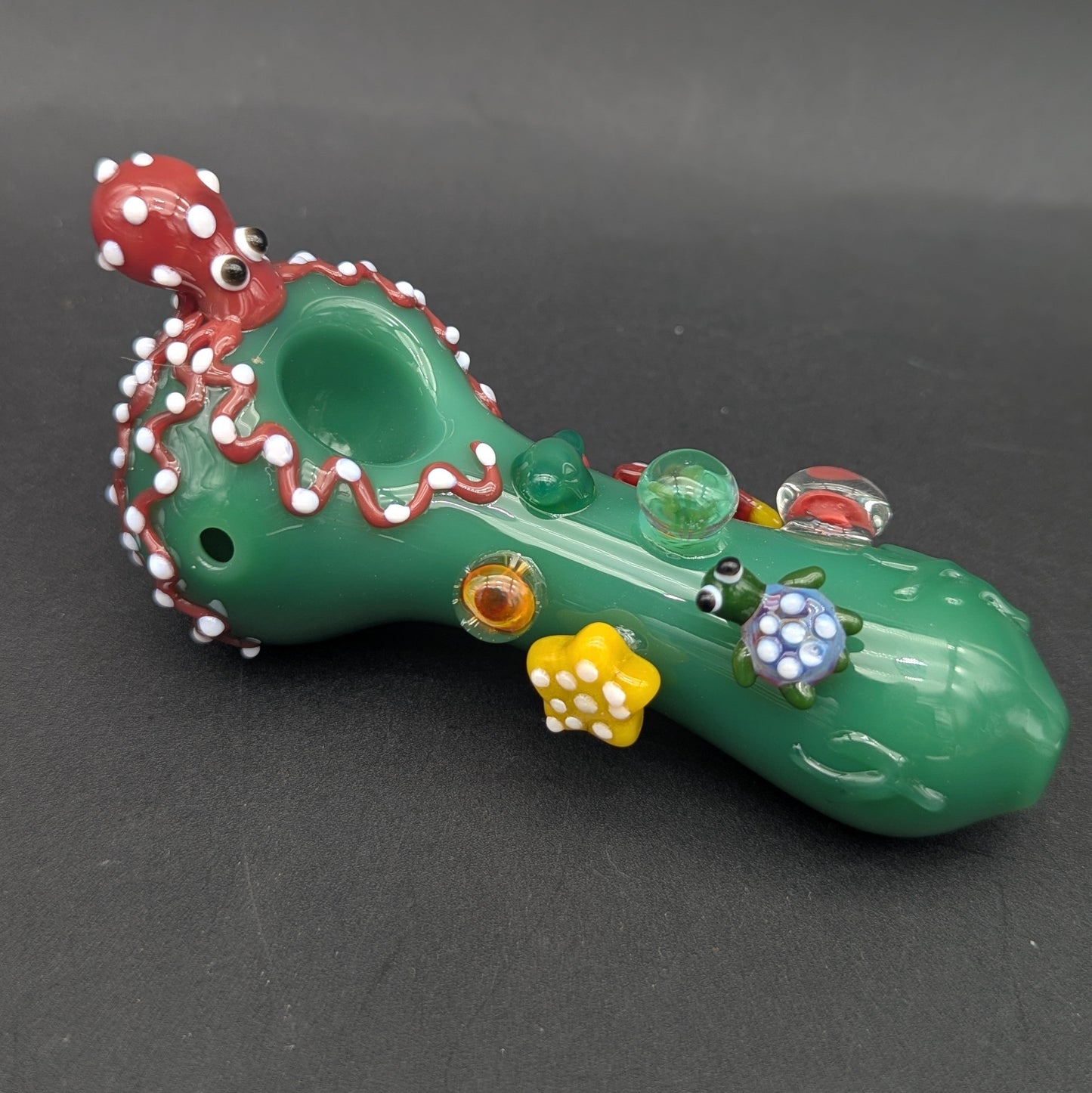 4" Coral Reef Hand Pipe-Avernic Smoke Shop
