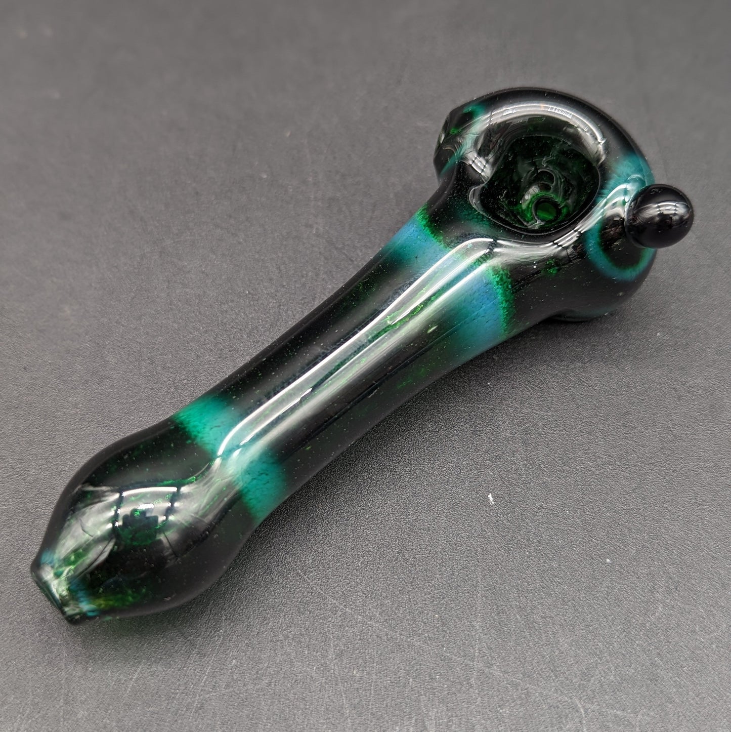 4" Fritted Spoon Pipes - by Branded Glass