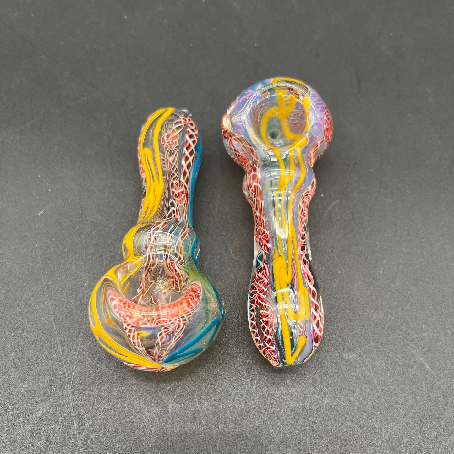 4" Multi Color Roped Hand Pipe