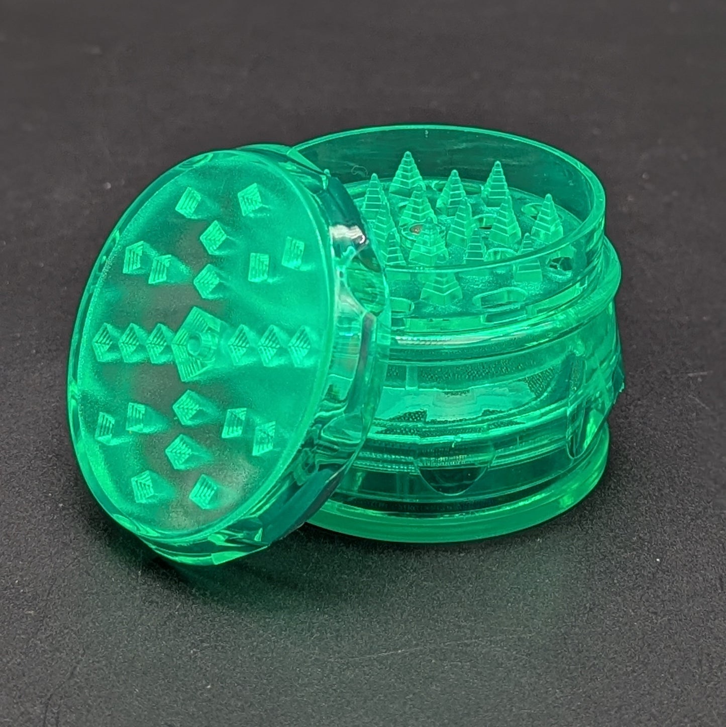 4 Piece Acrylic Snap-In Grinder-Avernic Smoke Shop