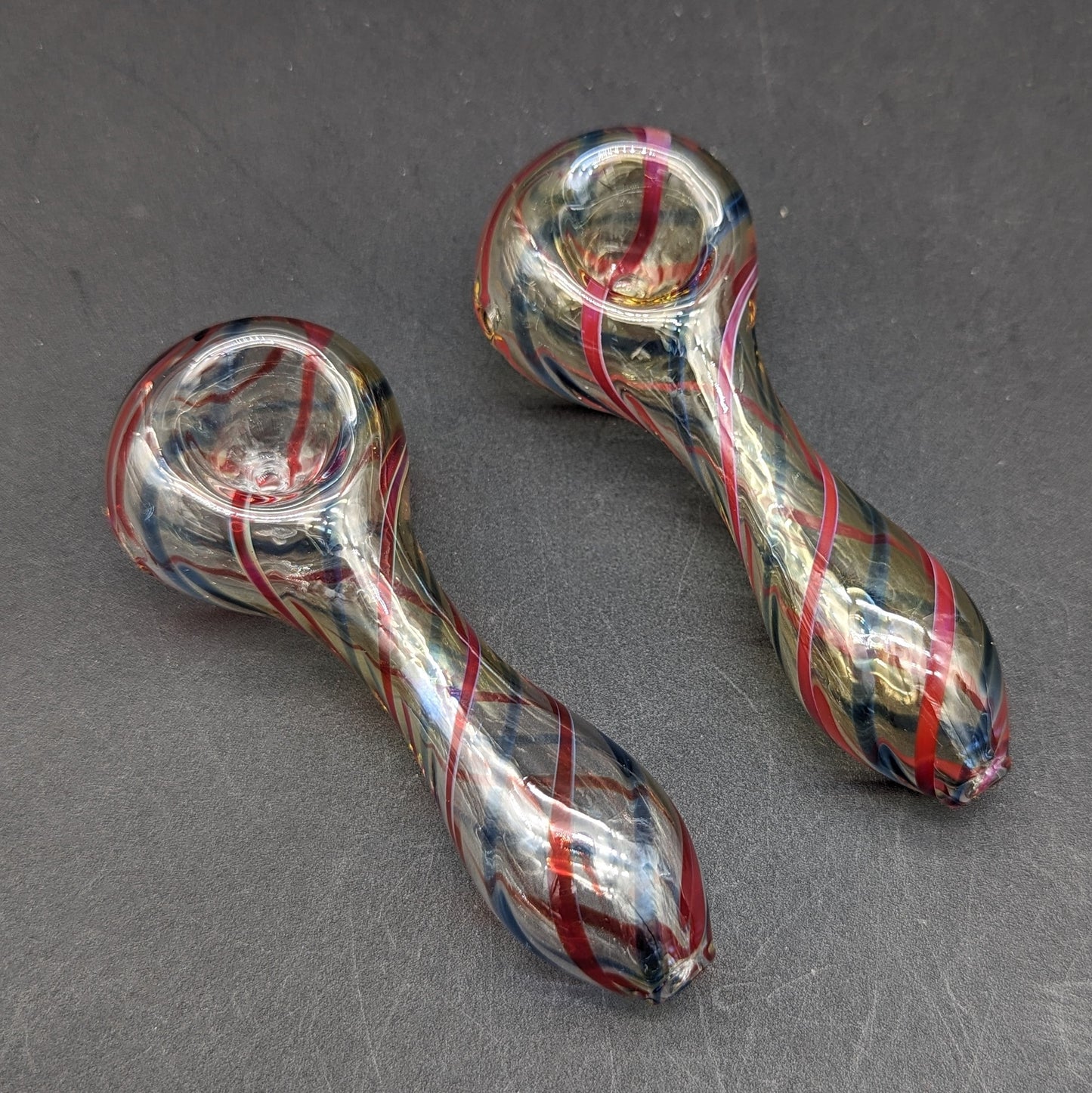 4" Silver Fumed Spoon Hand Pipe