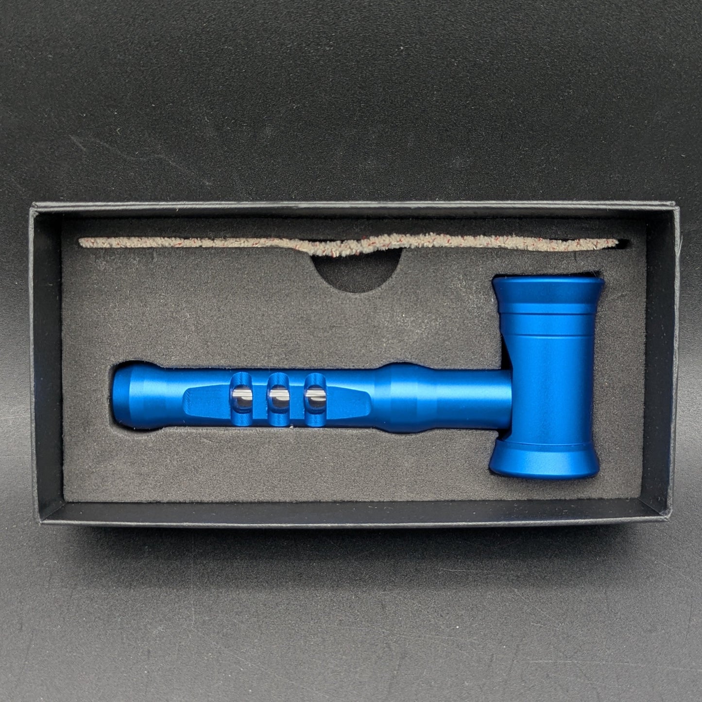 5" Metal and Glass Hammer Hand Pipe