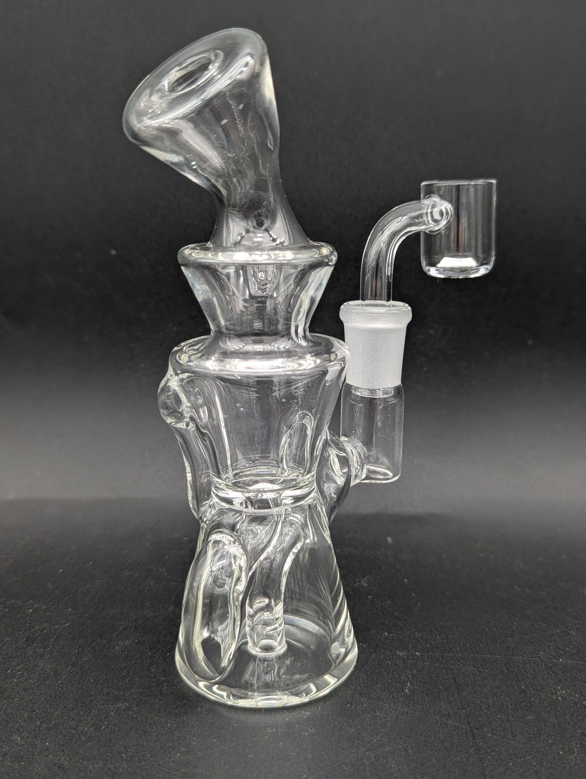 6" Clear Klein Recycler Dab Rig-Avernic Smoke Shop