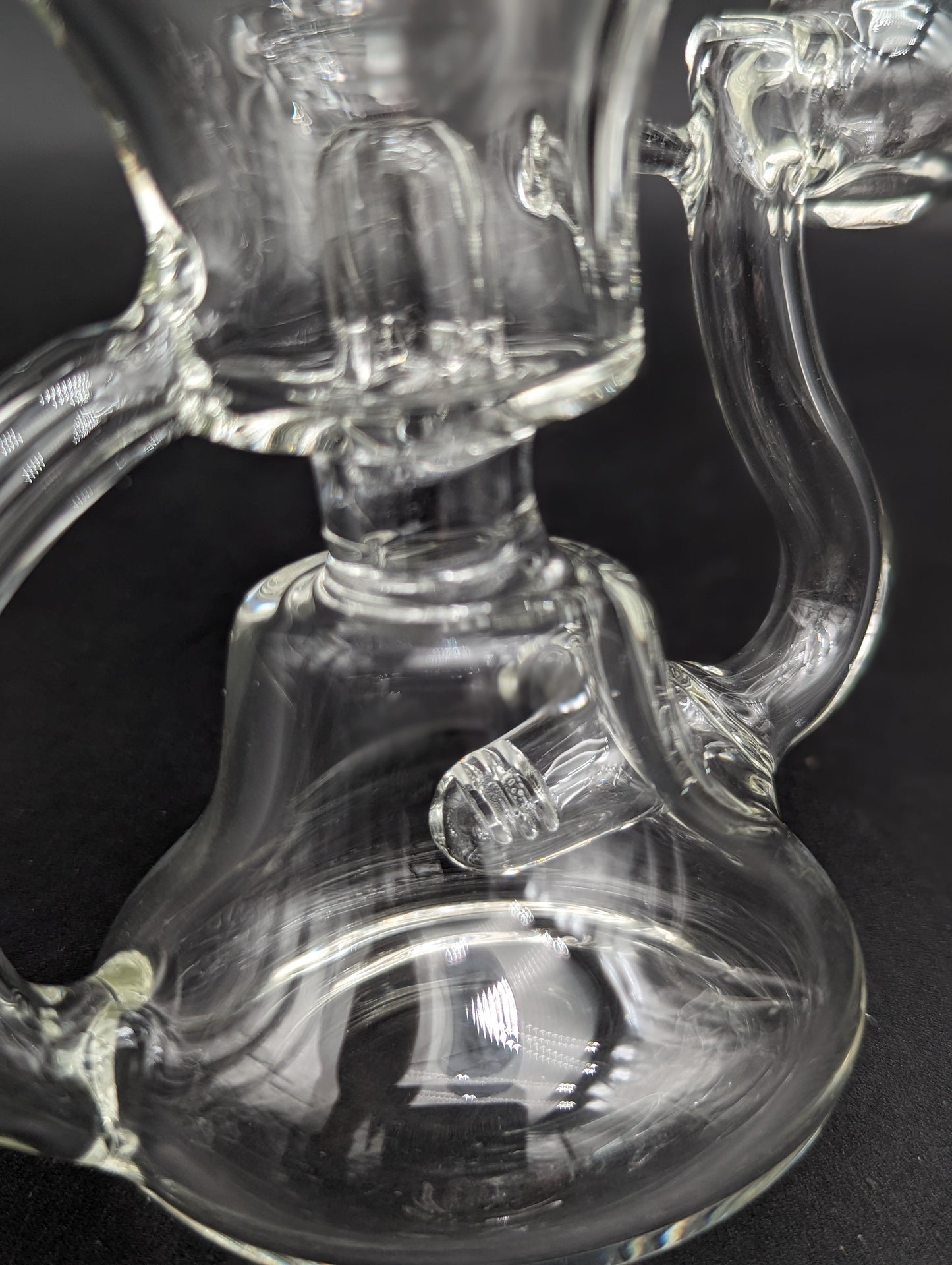 6" Double Slit Recycler Dab Rig