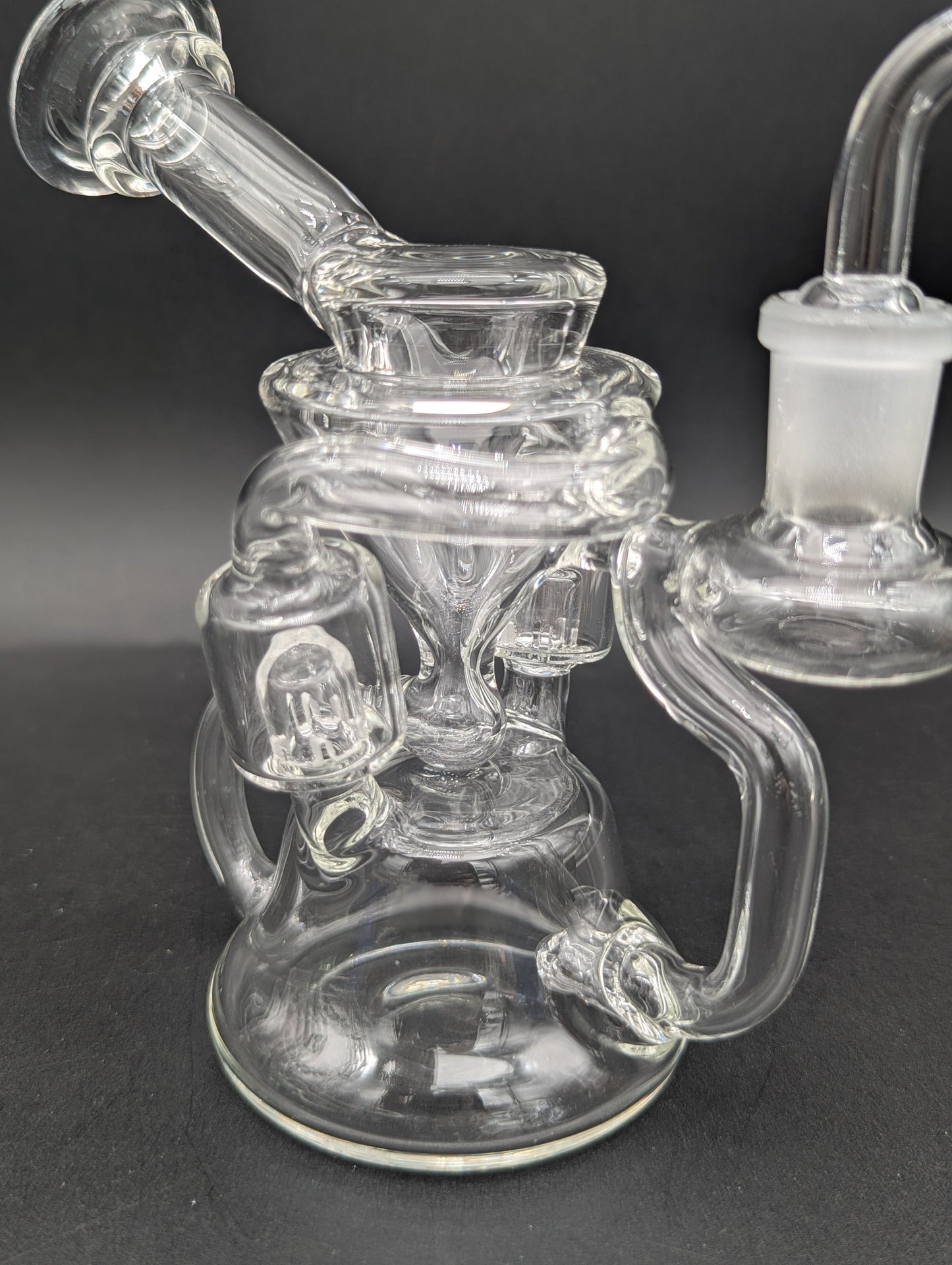 6" Dual Uptake Vortex Recycler Dab Rig-Avernic Smoke Shop