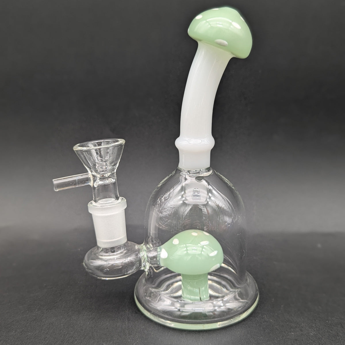 6" Mushroom Perc Bent Neck Bong-Avernic Smoke Shop