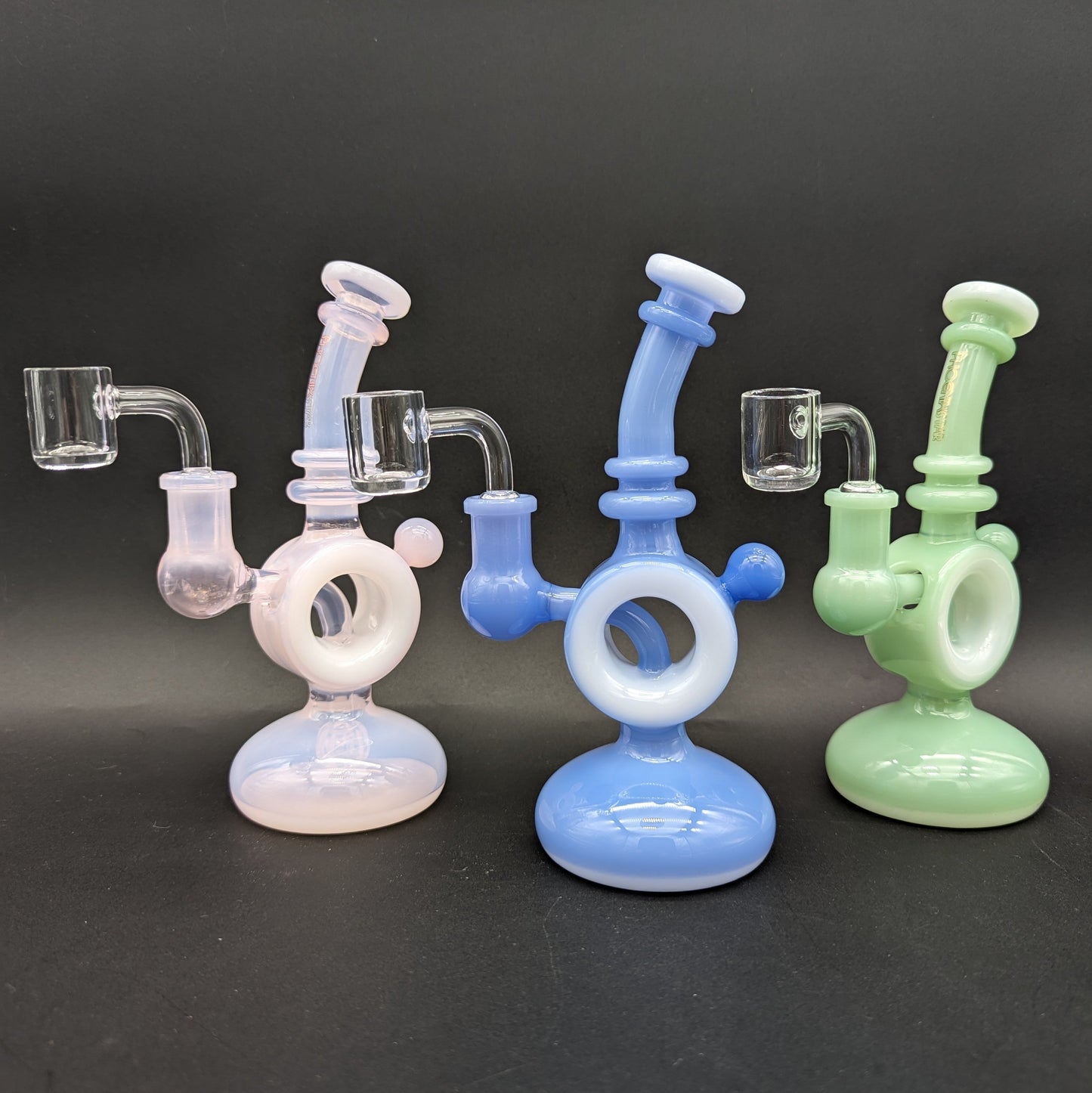 7" Donut Dual Color Dab Rig
