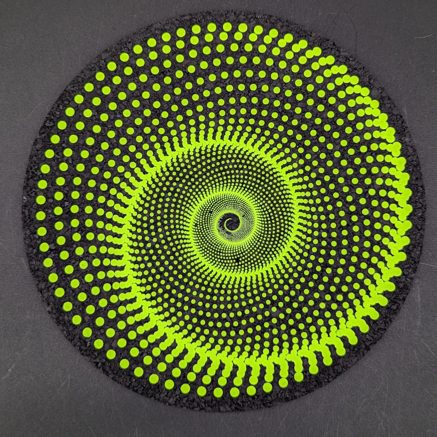 8" Fractal Swirl East Coasters Dab Mat