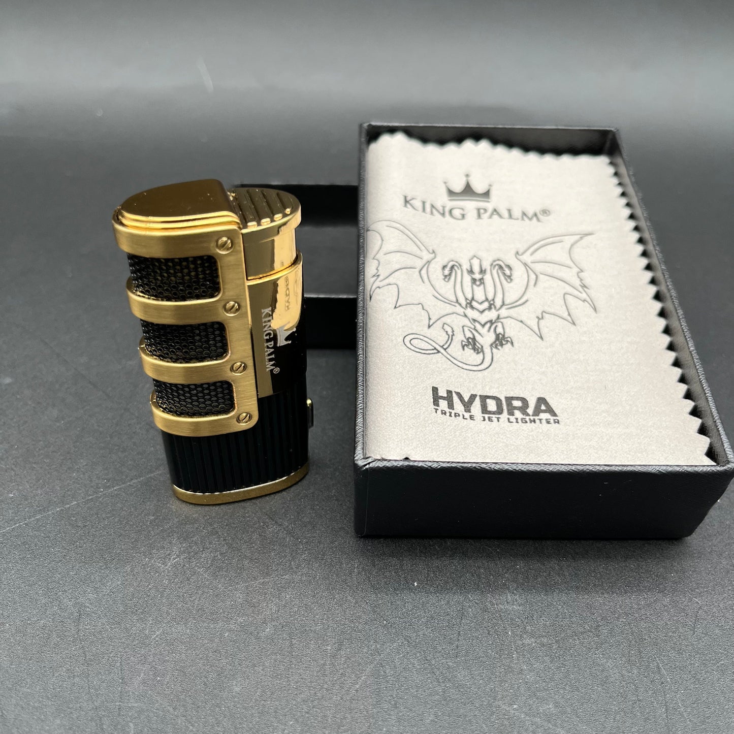 King Palm - Hydra Triple Threat Butane Torch Lighter-Avernic Smoke Shop