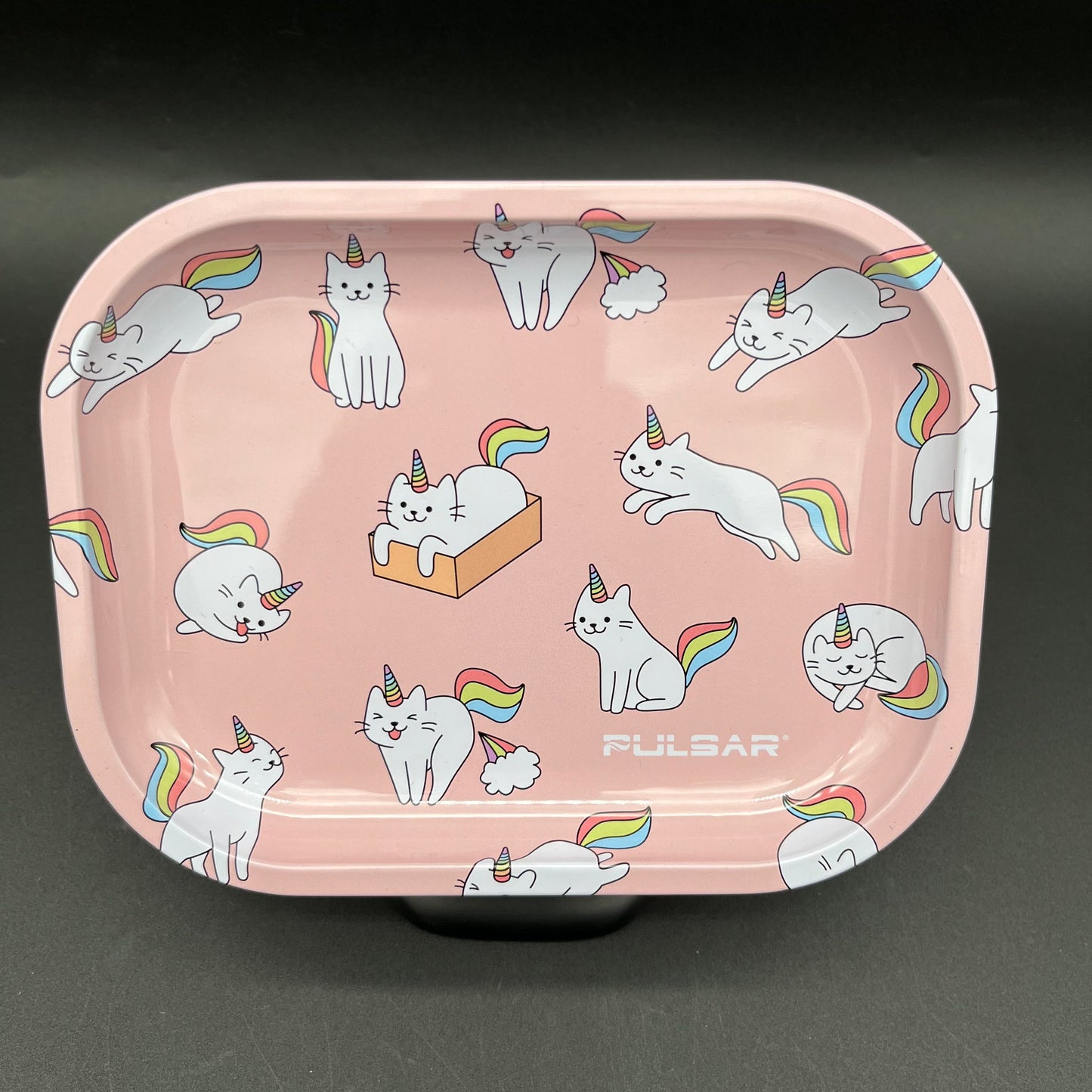 Pulsar Mini Metal Rolling Tray | Caticorn | 7"x5.5"