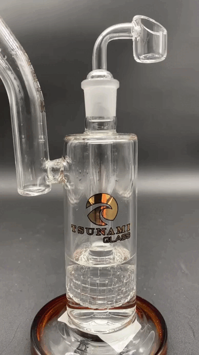11" Tsunami Shower Head Concentrate Rig-Avernic Smoke Shop