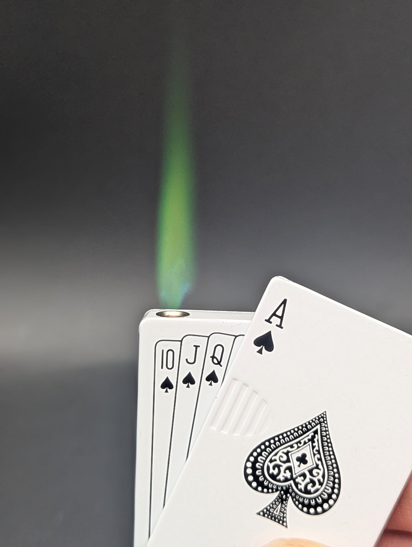 Ace of Spades Green Jet Lighter-Avernic Smoke Shop