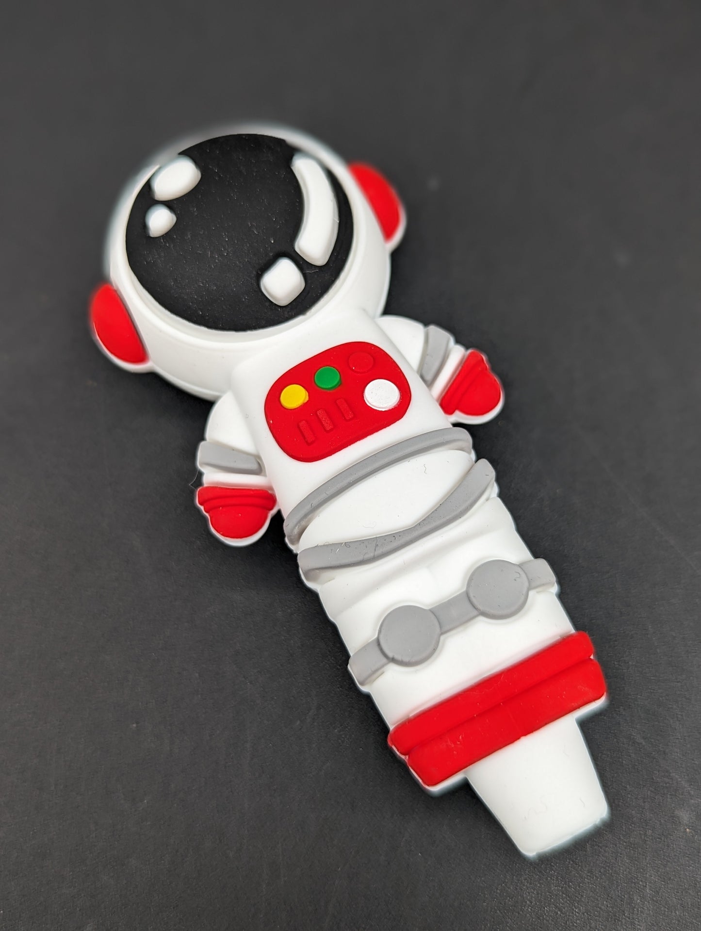 Astronaut Silicone Pipe w/ Glass Screen