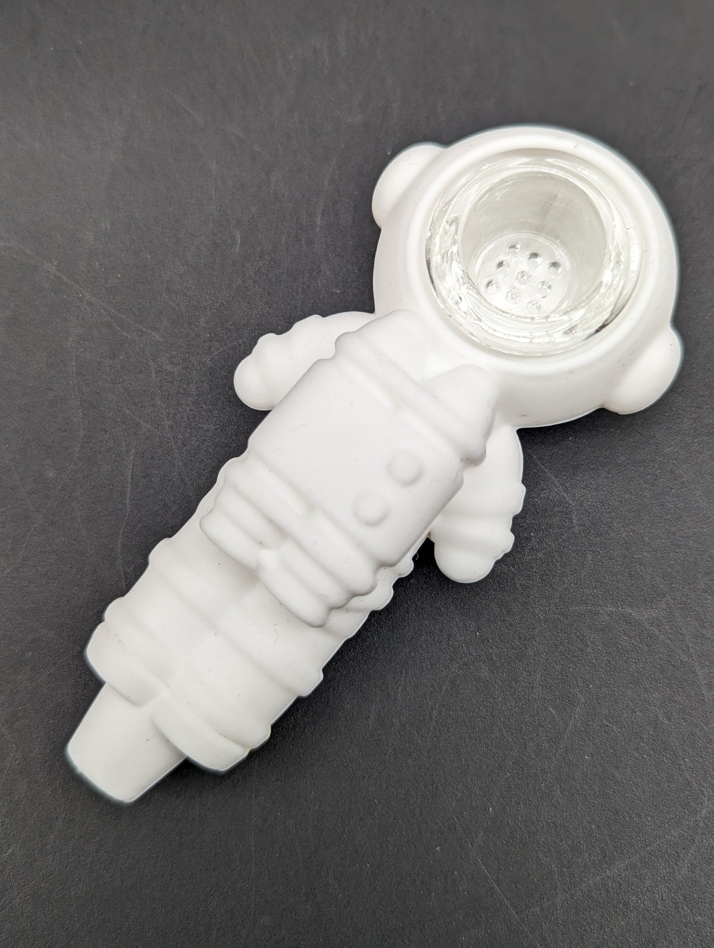 Astronaut Silicone Pipe w/ Glass Screen