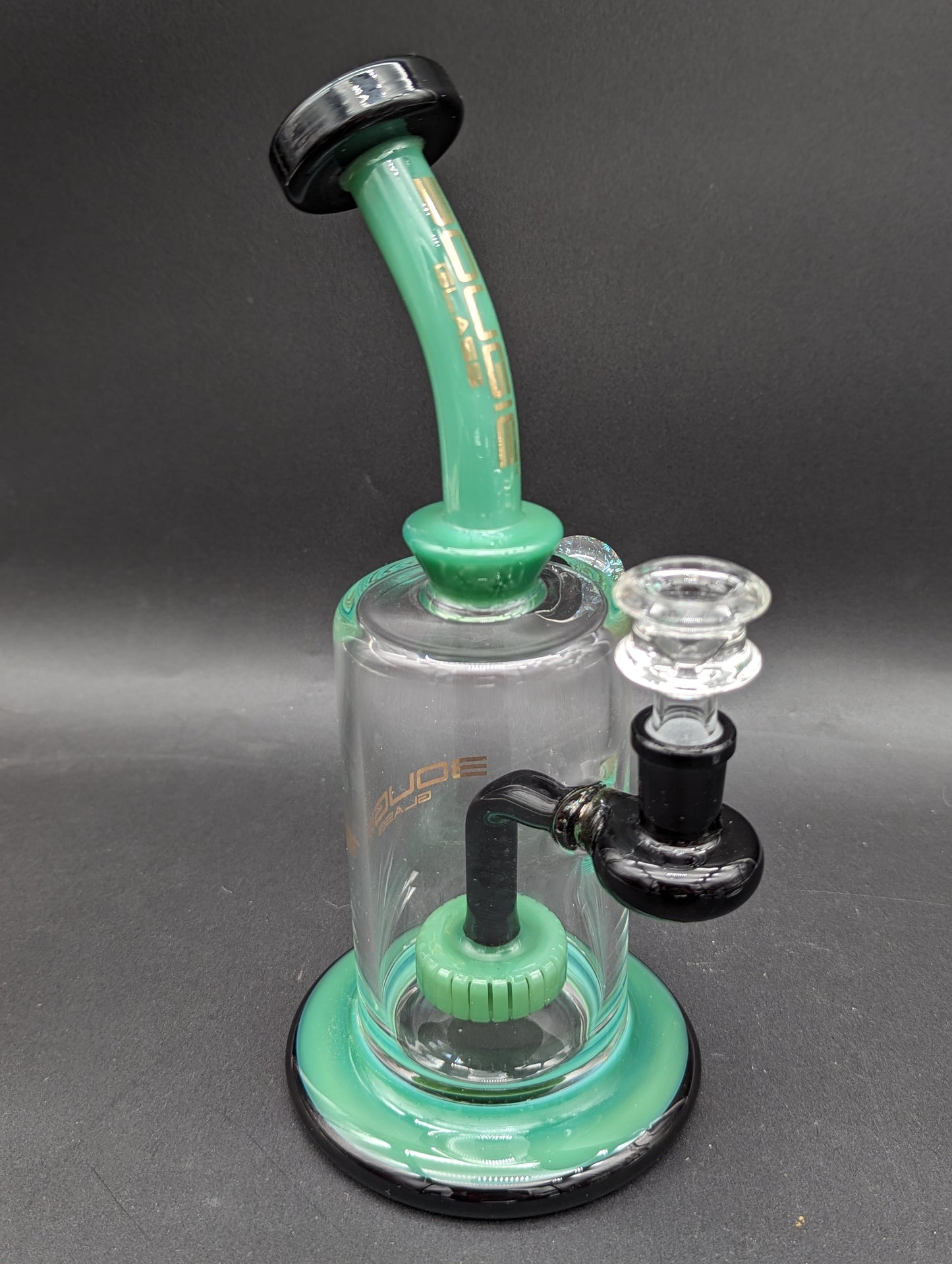 Bougie Glass 9" Full Color Water Pipe