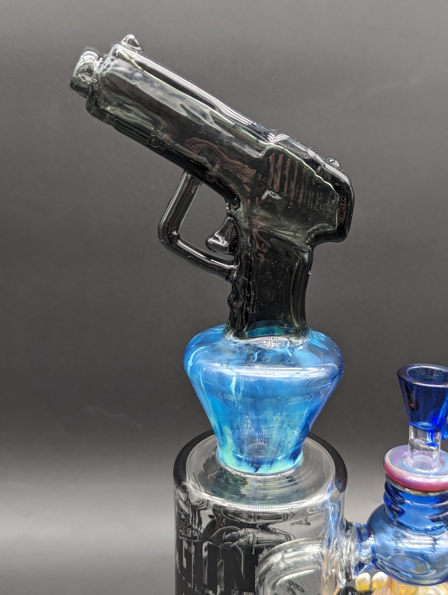 Cheech Glass - 13" Pistol Themed Water Pipe