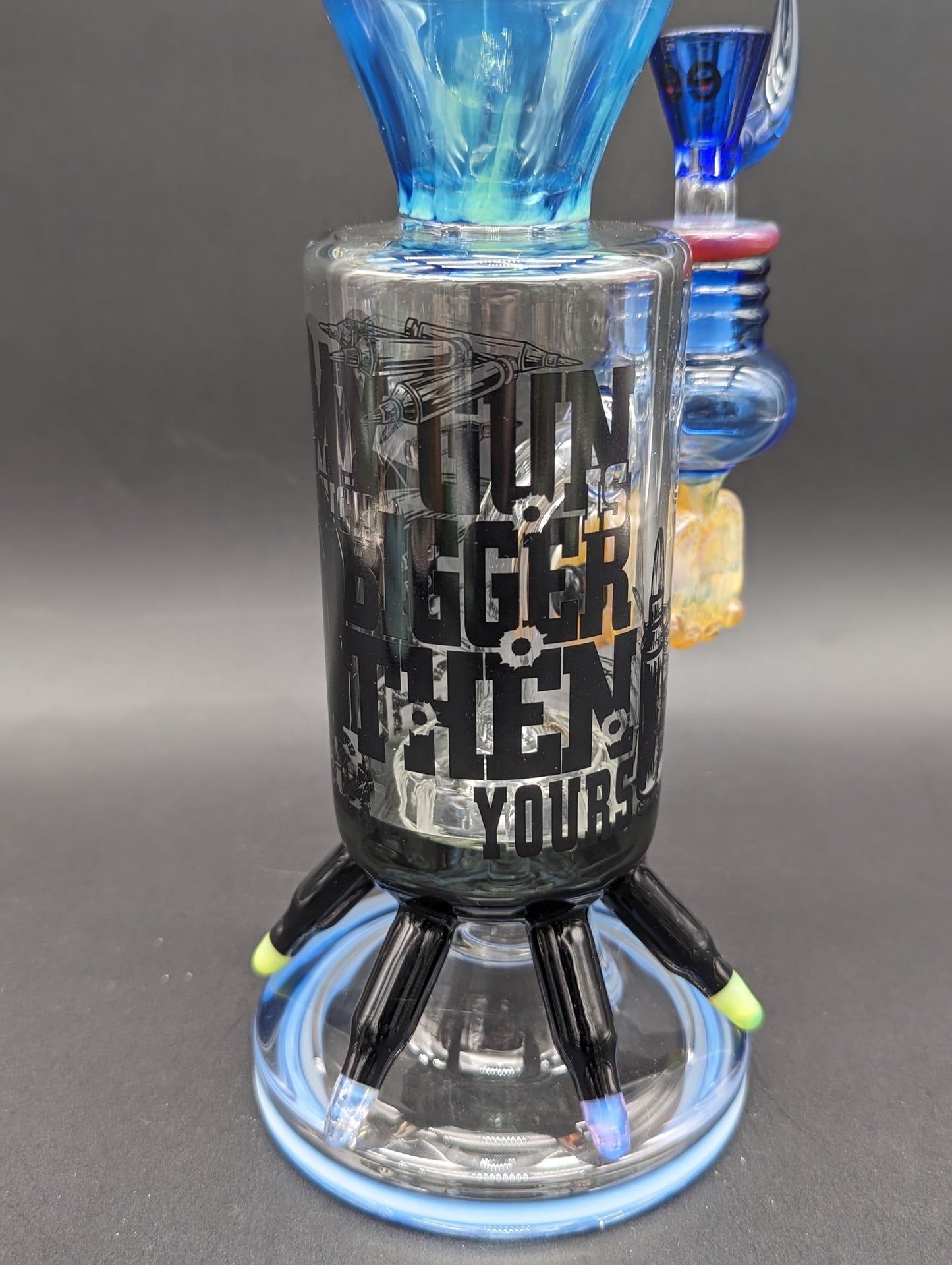 Cheech Glass - 13" Pistol Themed Water Pipe