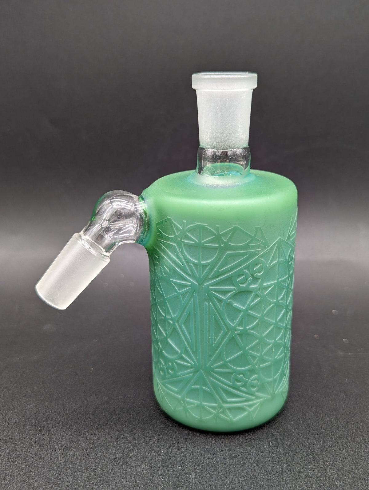 Cheech Glass - Milky Frosted Ash Catcher 14mm 45 Degree-Avernic Smoke Shop