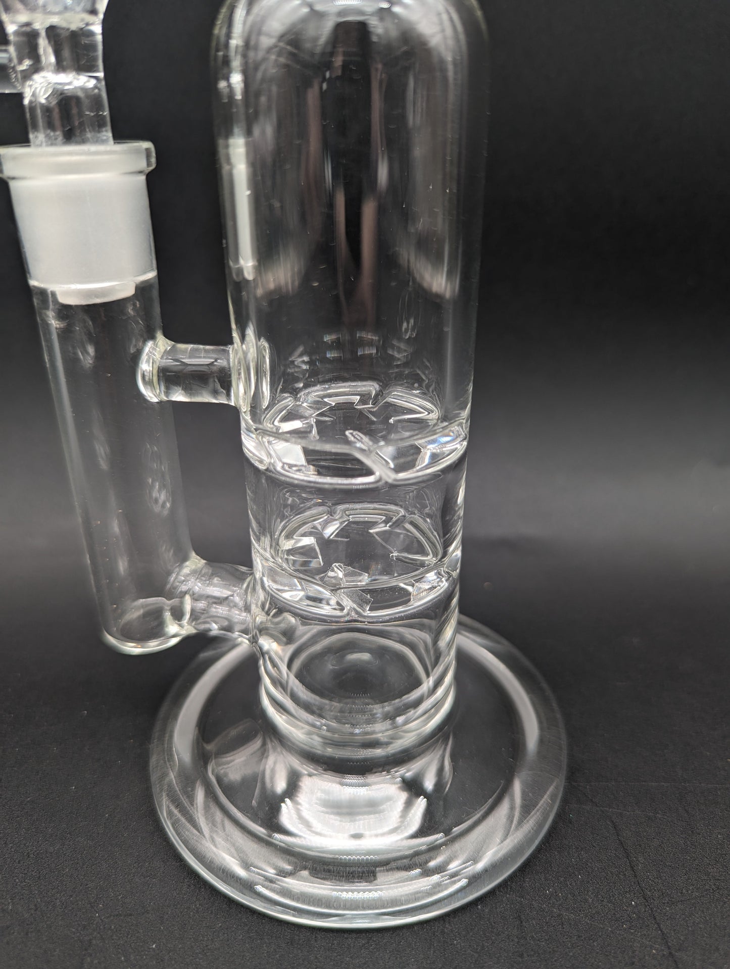 Clear 10" Mini Shredder Dual Turbine Bong-Avernic Smoke Shop