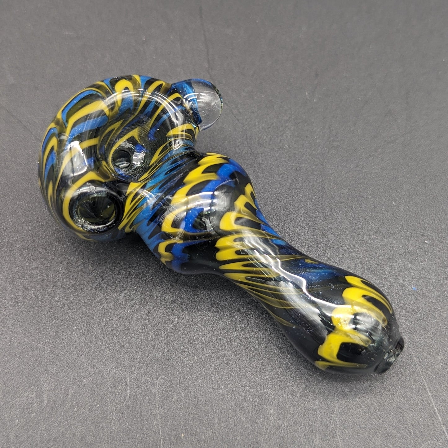 Color Twist Spoon Pipe - Reading Glass Militia