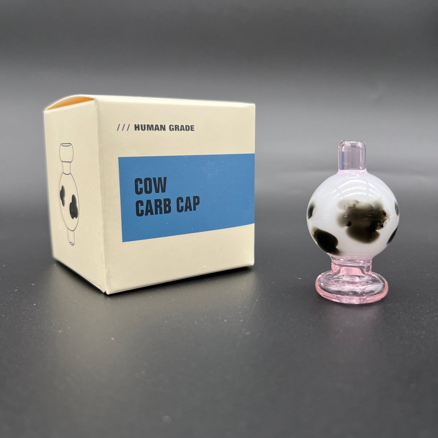 Cow Patterned Bubble Carb Cap