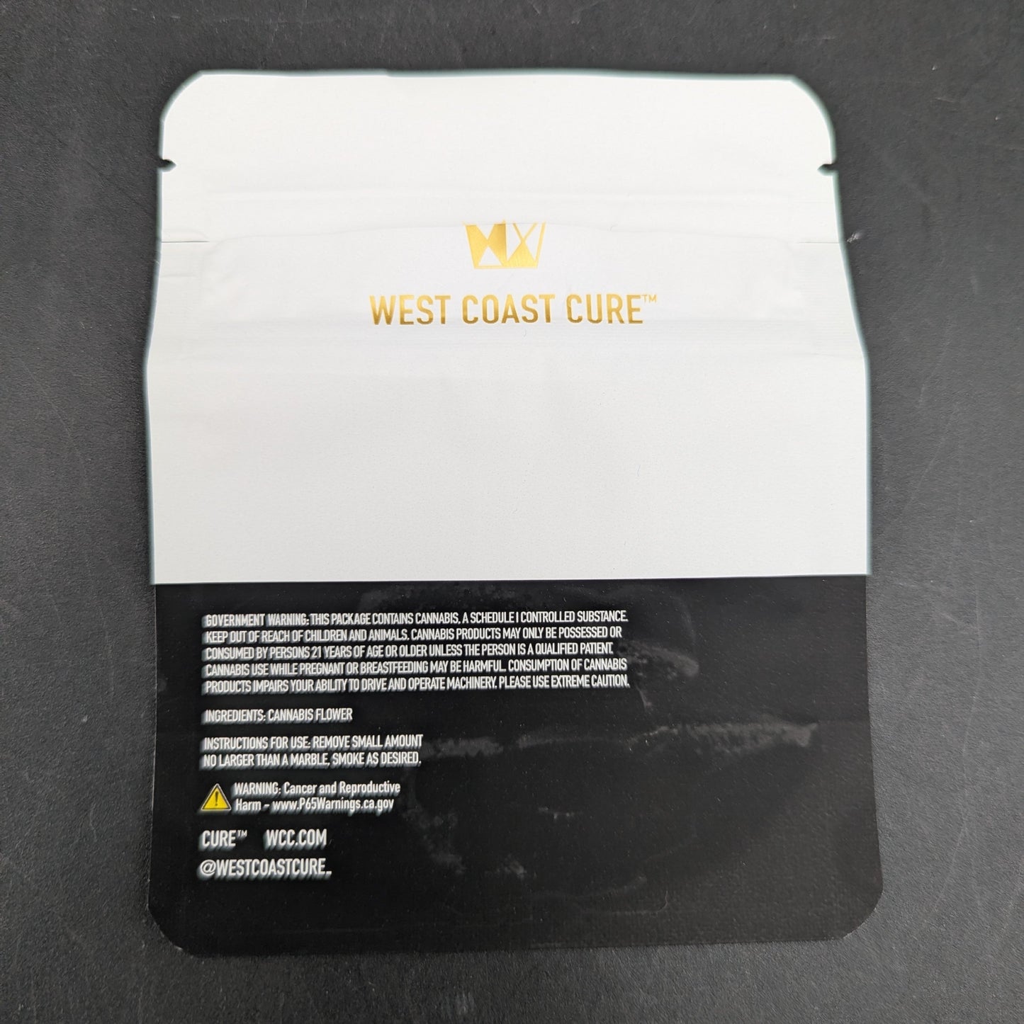 Cure Flower 3.5g Mylar Bags