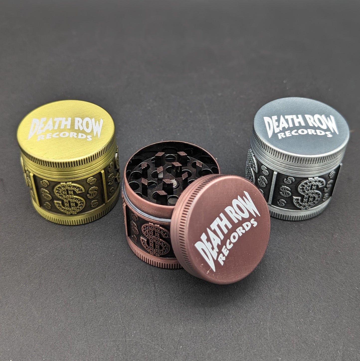 Death Row Records - 1.6" 4 Part Zinc USD Mini Grinder