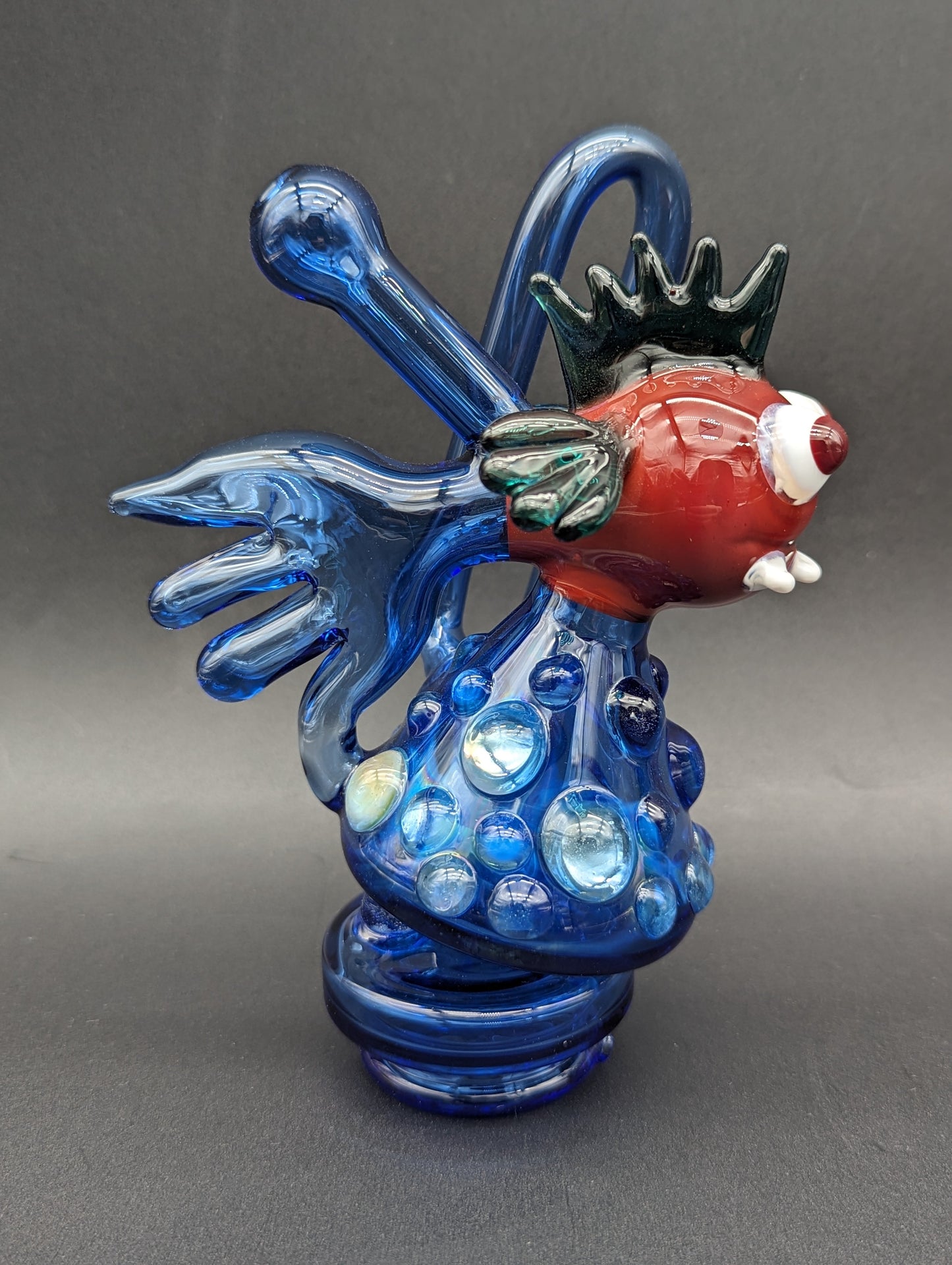 Derpy Fish Puffco Peak Glass Attachment-Avernic Smoke Shop