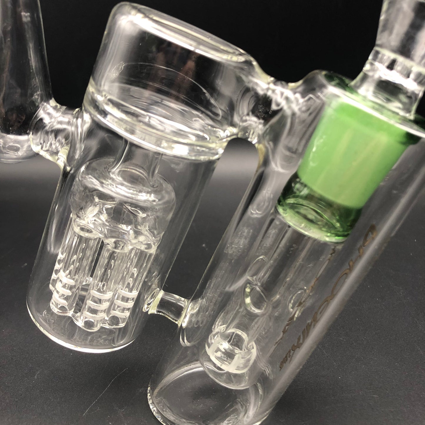 Dual Chamber Bubbler w/ 8-Arm and Showerhead Perc-Avernic Smoke Shop