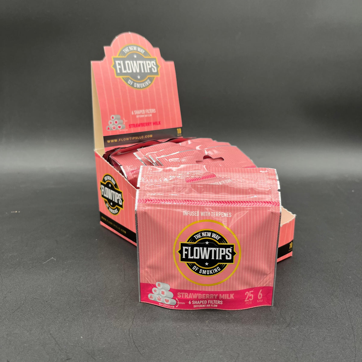 Flowtips Hollow Shaped Filters | Terpene Infused-Avernic Smoke Shop