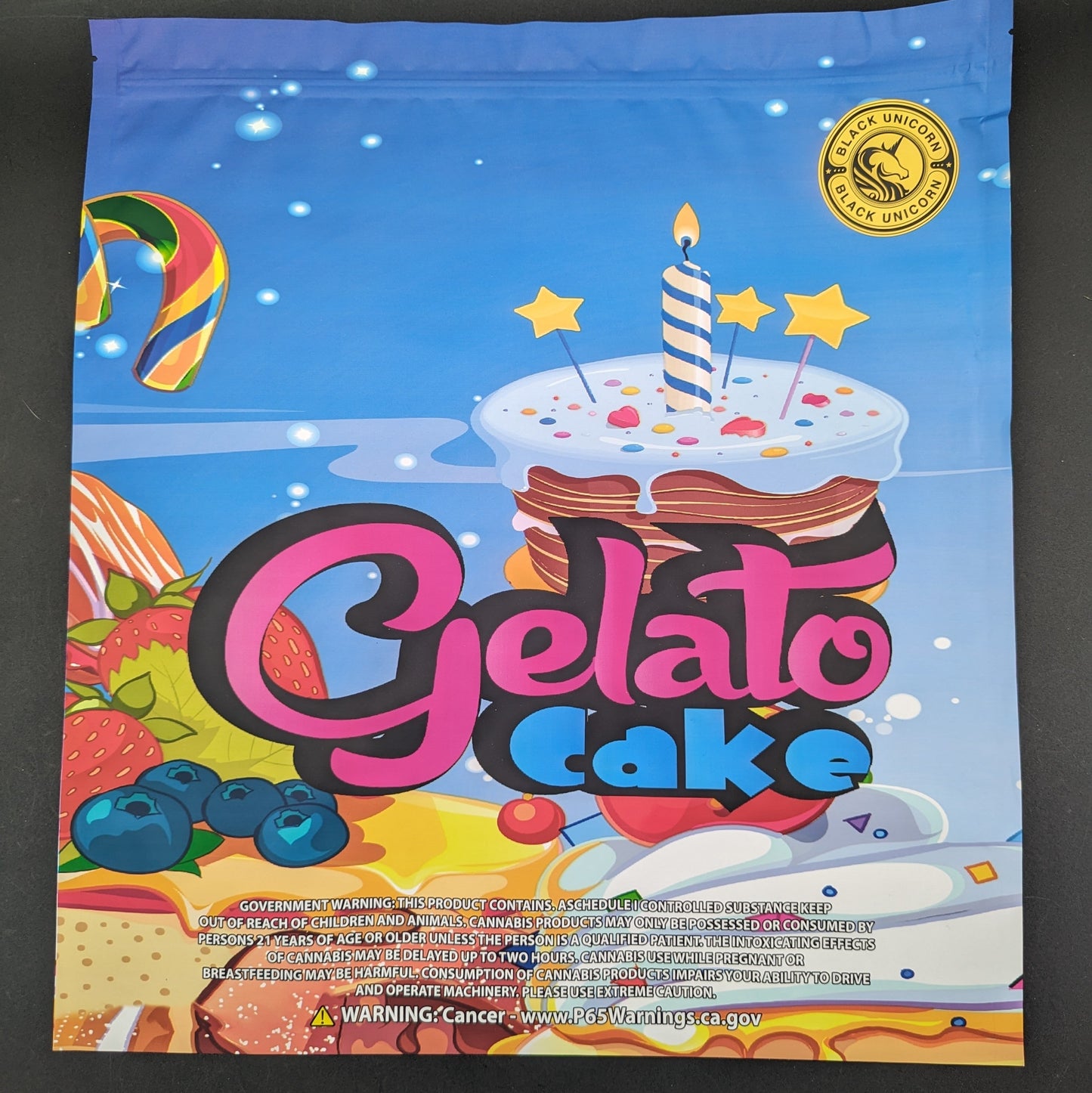 Gelato Cake 1 Pound Mylar Bags