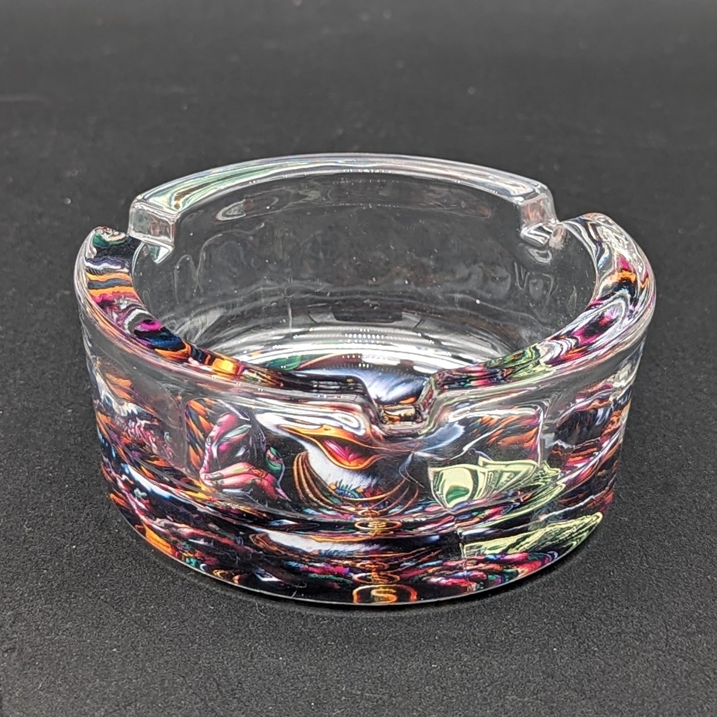 Glass Cash Money Eagle Ashtray