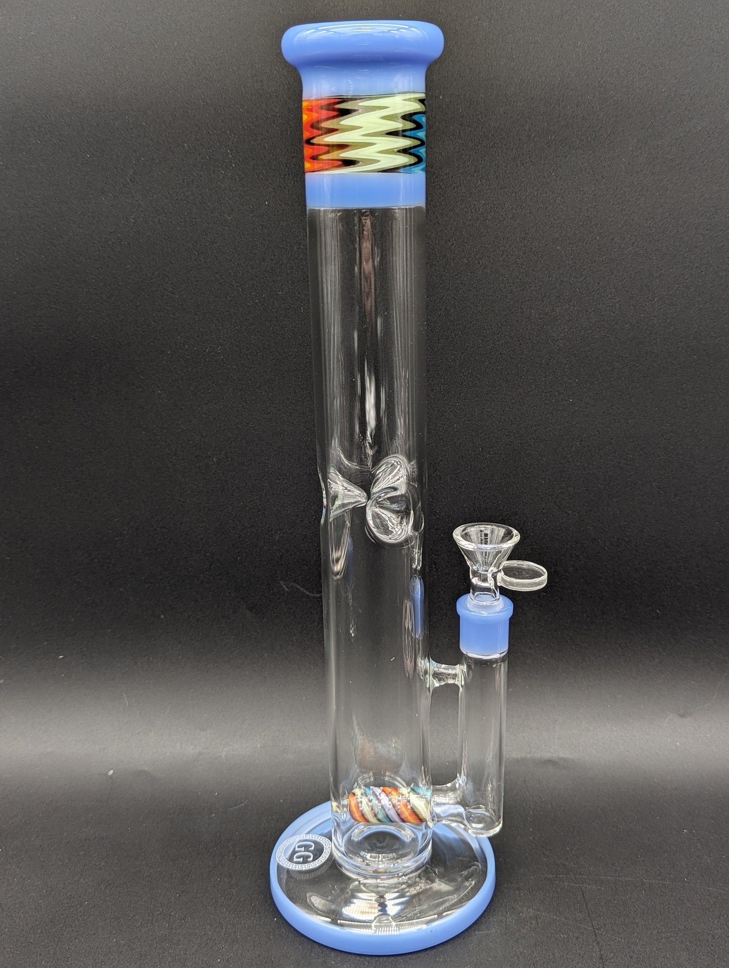 Greek Glass 14" Wig Wag Gridded Inline
