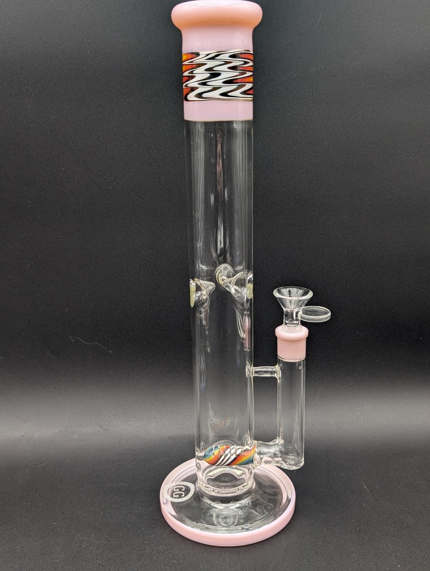 Greek Glass 14" Wig Wag Gridded Inline