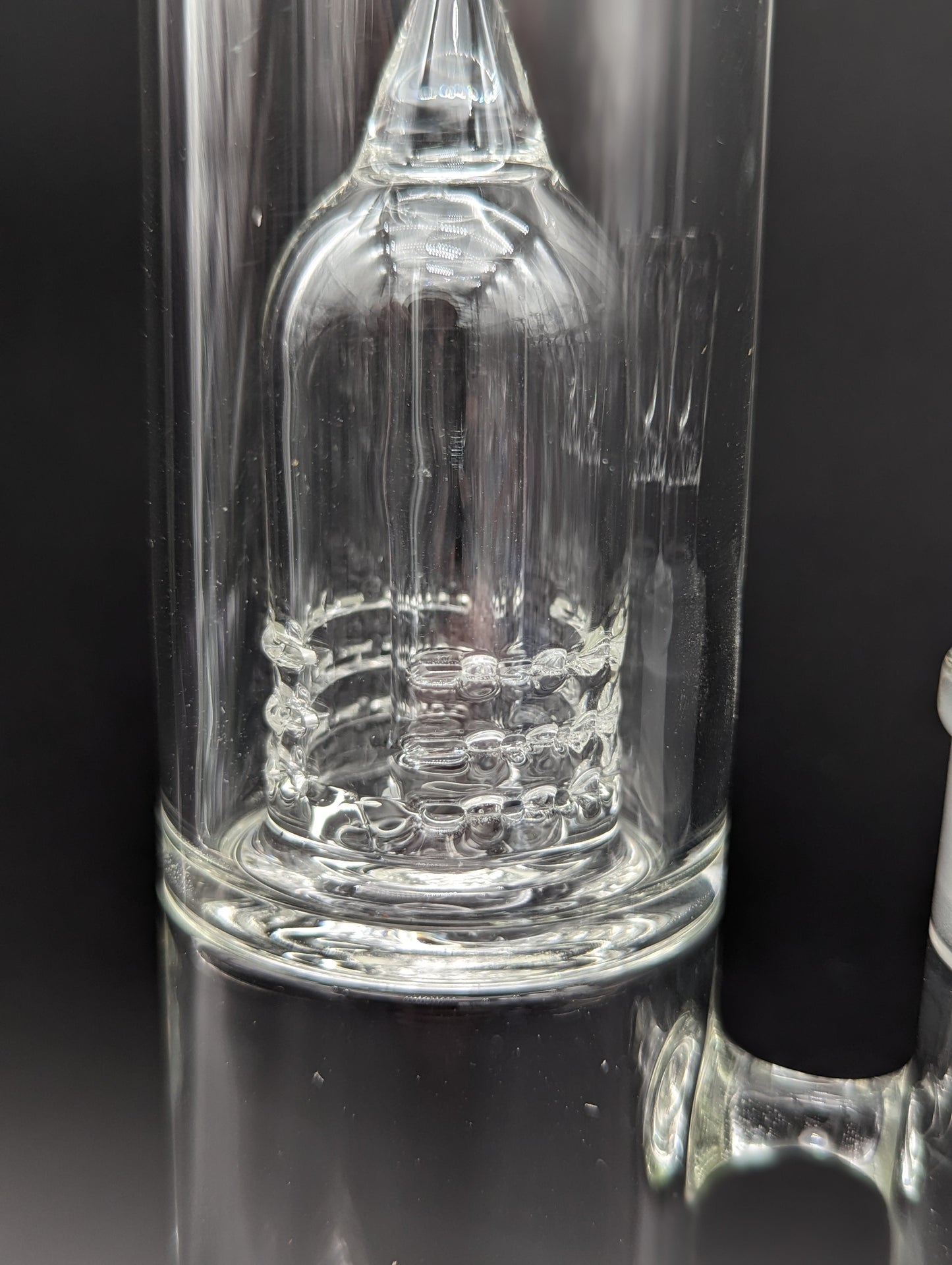 Greek Glass 17" Natty Neck Inline Dome