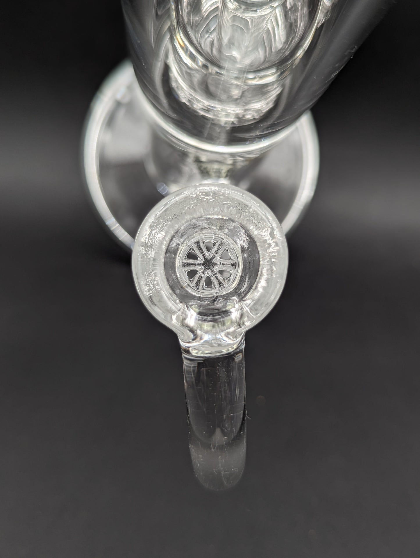 Greek Glass 17" Natty Neck Inline Dome