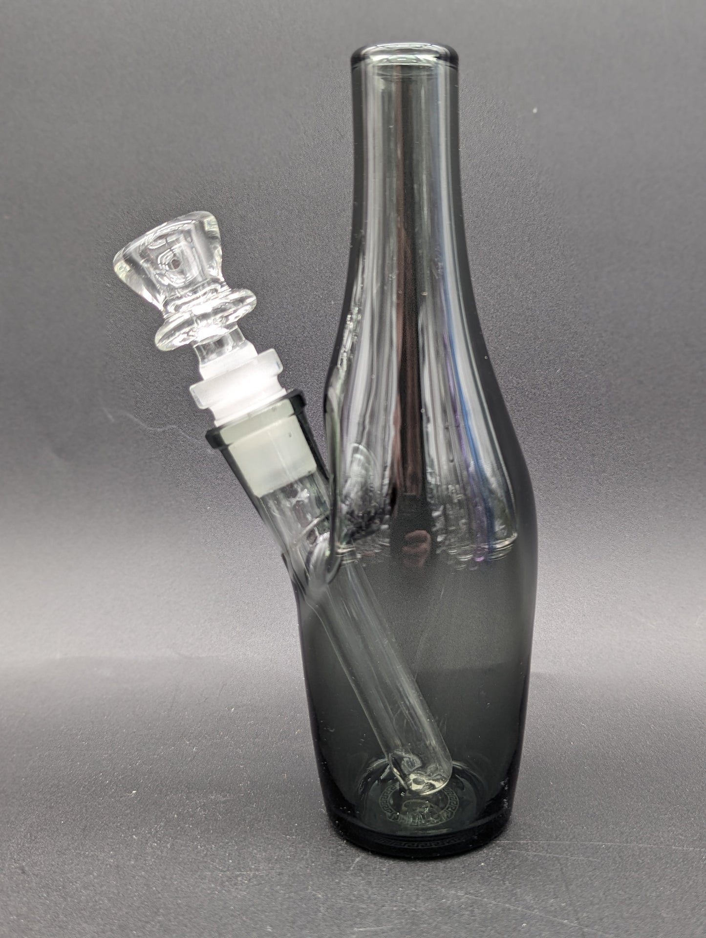 Greek Glass 7" Saki Bottle Bong