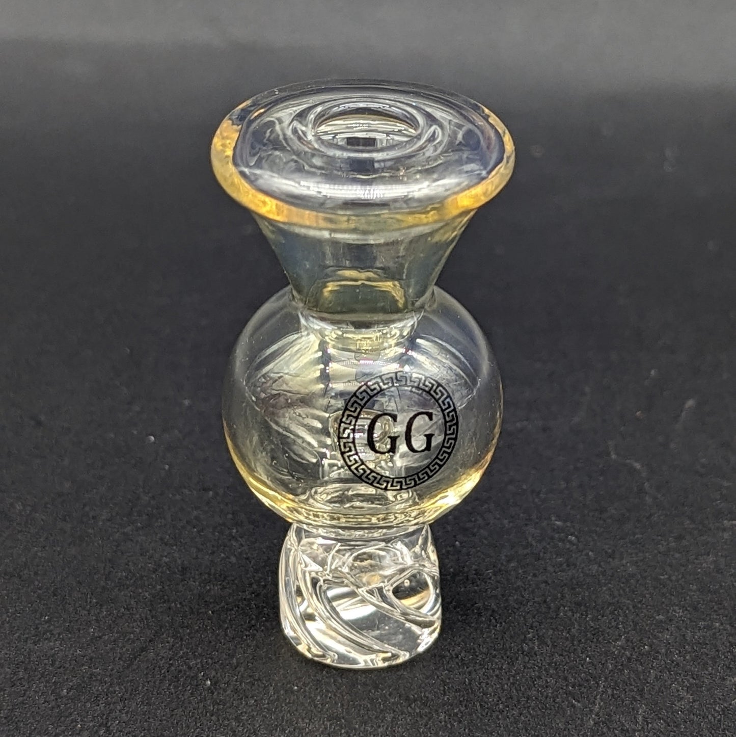 Greek Glass Bubble Spinner Cap