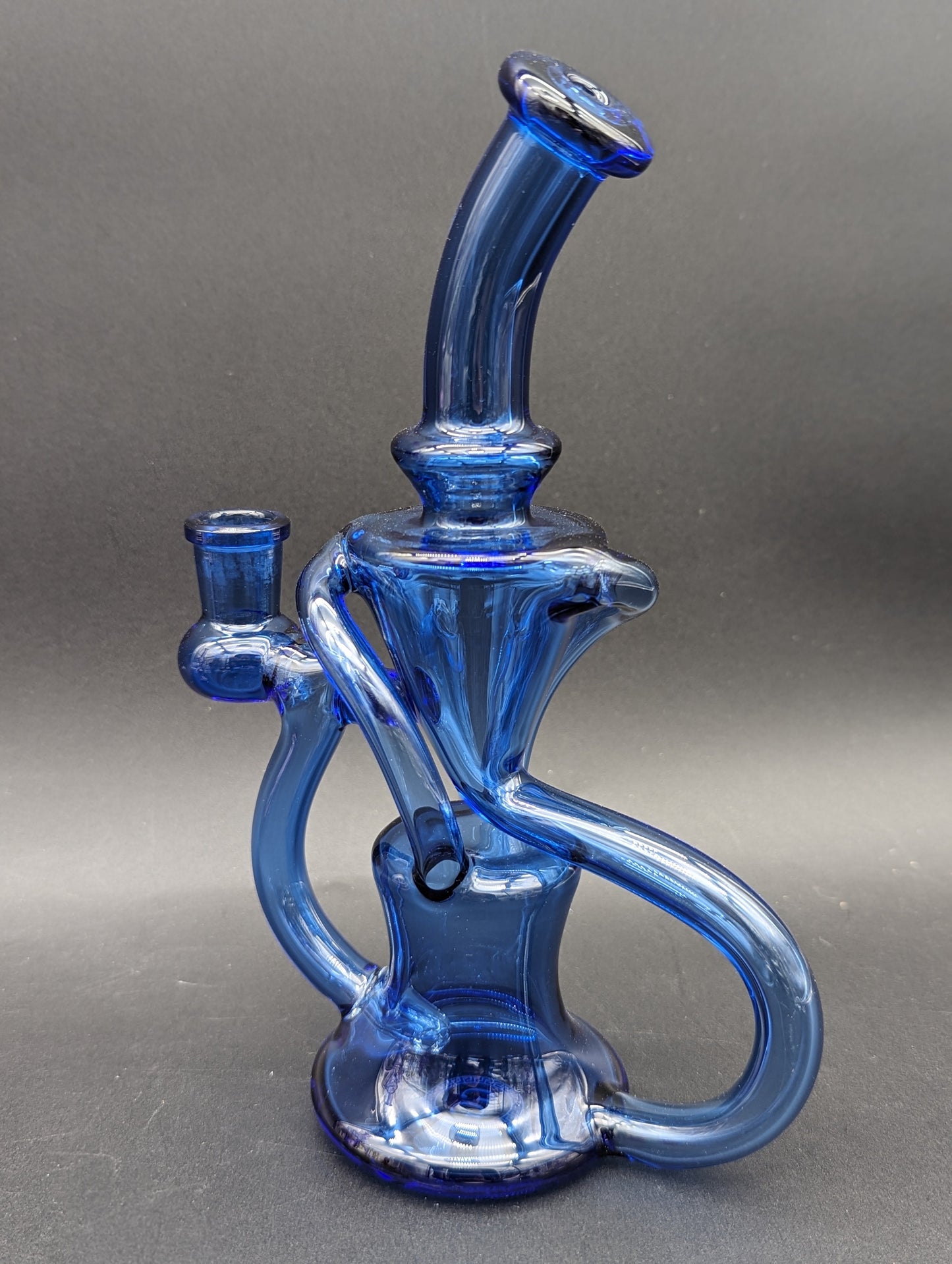 Greek Glass Floating Recycler Dab Rig-Avernic Smoke Shop