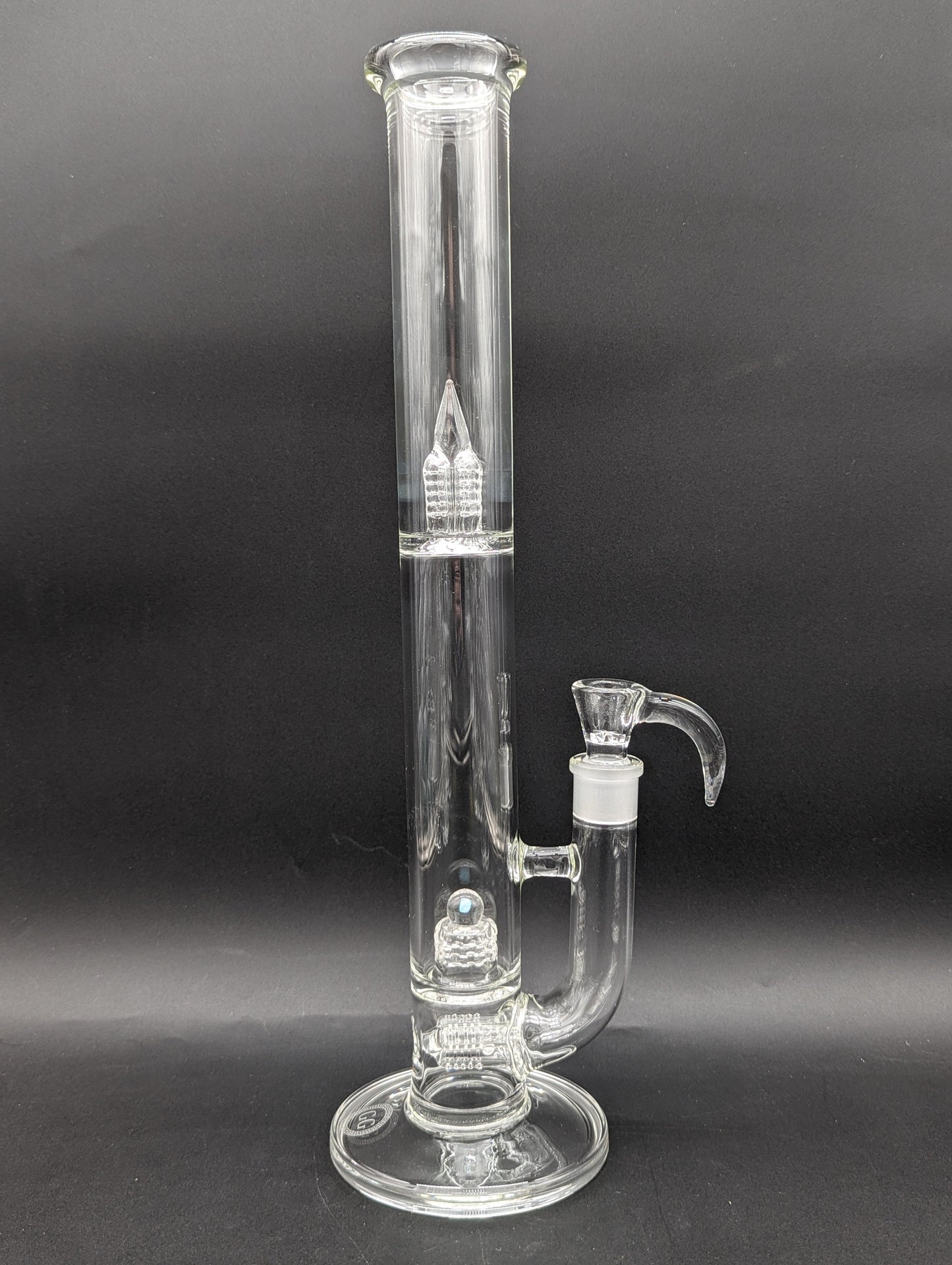Greek Glass Threeline to 360 Grid Cap Tube w/ Opal